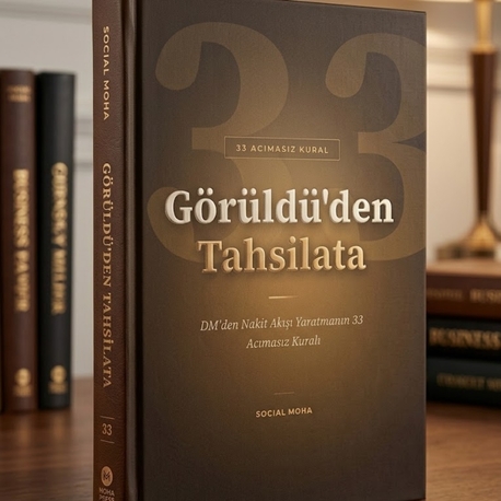Görüldü'den Tahsilata: DM'de Satış Kapatmanın 33 Kuralı (E-Kitap + Bonus Kartlar)