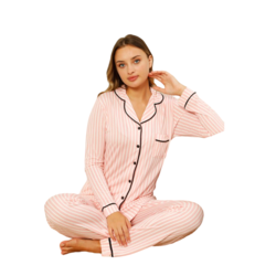 Nakış İşlemeli Lohusa Pijama takım