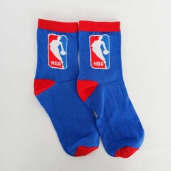 NBA Logo Konseptli Mavi-Kırmızı Çorap