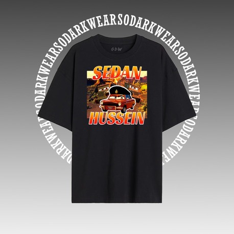 "Sedan Hussein" Oversize T-Shirt