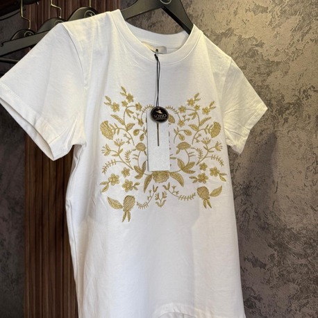DİOR yaldız işlemeli t-shirt