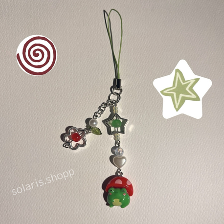 Kurbağa Telefon Charm
