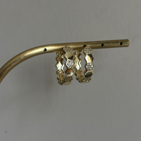 Petek Küpe Xuping 14K