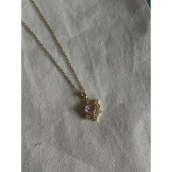 Pink Heart Kolye | çelik