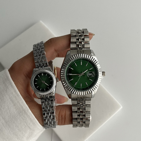MAİN | Silver Green Kol Saati '' YENİ SEZON ÇİFT
