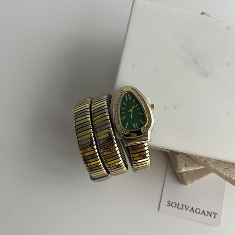 Snake | Gold Silver Green  Kol Saati '' YENİ SEZON ''