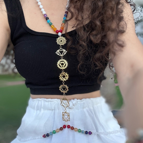 İkili 7 çakra mala