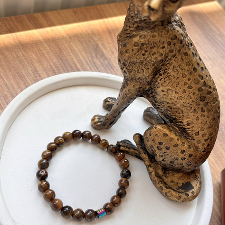 Kaplan Gözü Doğal Taş Bileklik