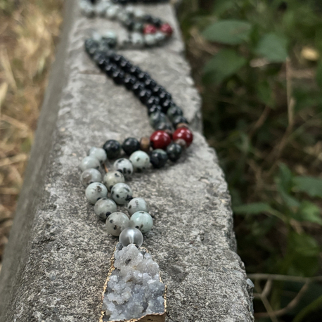 108’lik Doğal Taş Japa Mala – Koruma & Dönüşüm & Odaklanma