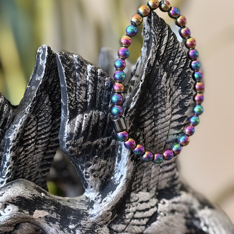 Renkli Hematit Bileklik