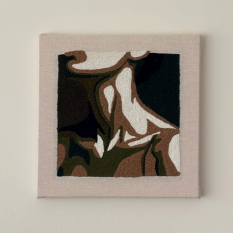 No.03 Fluid Gaze | Punch Needle Duvar Sanatı (The Breath)