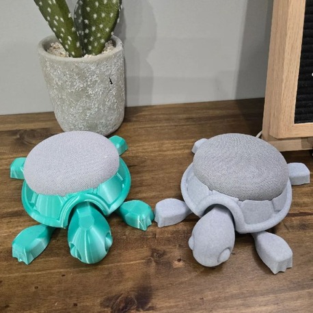 Google Nest Mini Kaplumbağa Tasarımlı Stand 