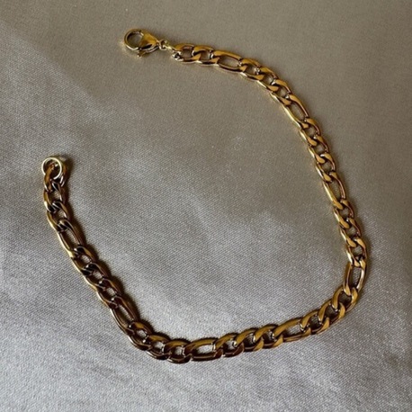 Çelik gold 6 mm bileklik