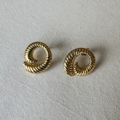 Çelik gold küpe