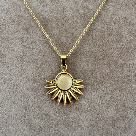 Çelik gold kolye