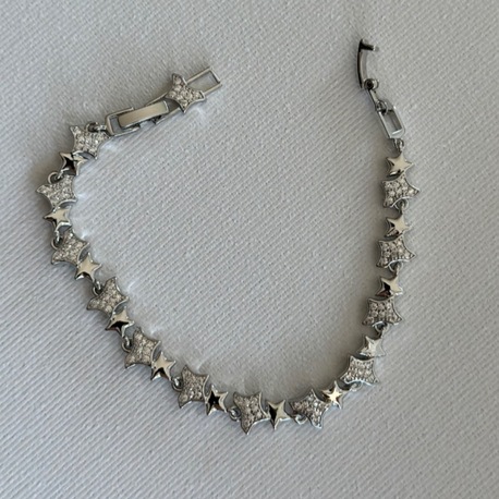 Xuping Silver Renk Yıldız Desen Bileklik