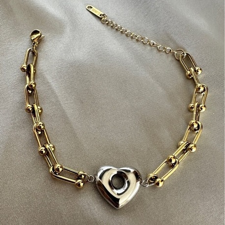 Çelik gold bileklik