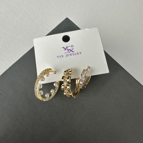 Ysx Vip 14 k renginde 3 lü küpe seti