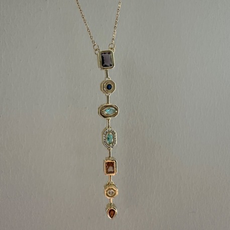 Çelik Gold Element Y Kolye