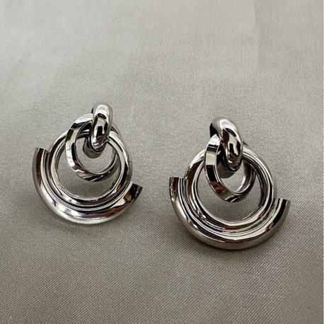 Çelik silver küpe