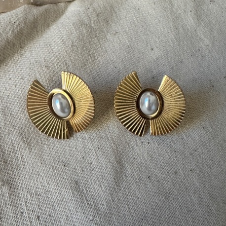Çelik gold küpe