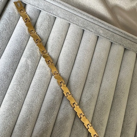Çelik gold 6 mm bileklik