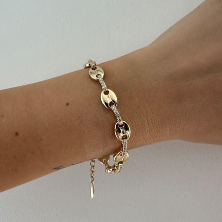 Xuping 14 k gold renginde bileklik