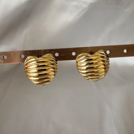 Çelik gold küpe