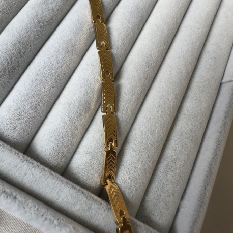Çelik gold 6 mm bileklik