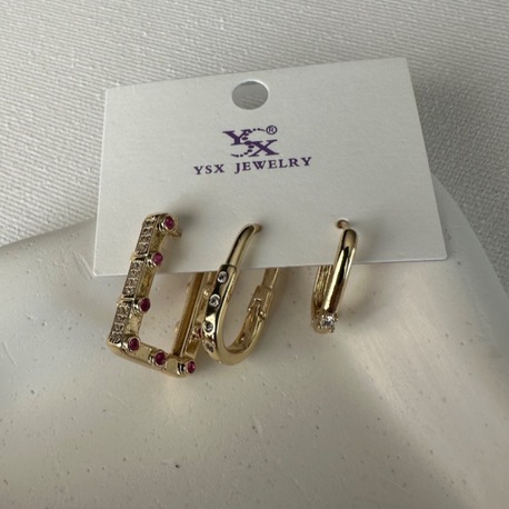 Ysx vip 14 k renginde 3 lü küpe seti