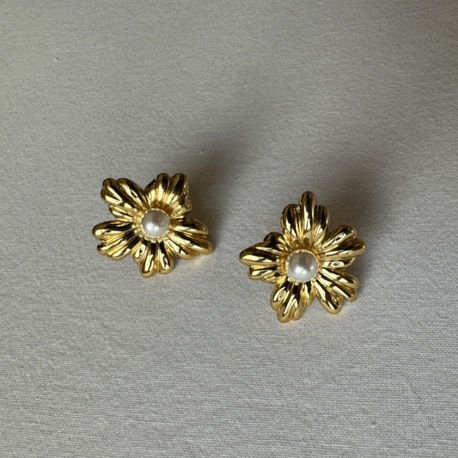 Çelik gold küpe