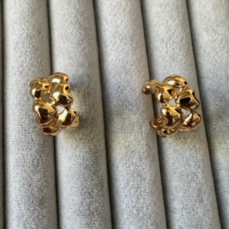 Çelik gold küpe