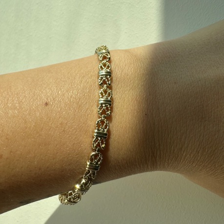 Xuping 14 k gold renginde bileklik