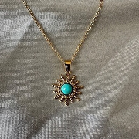 Çelik gold kolye