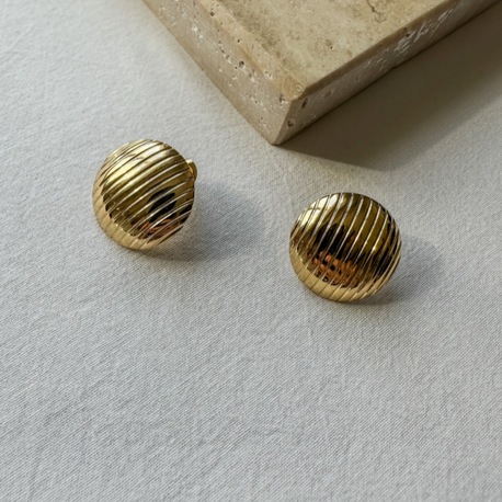 Çelik gold küpe