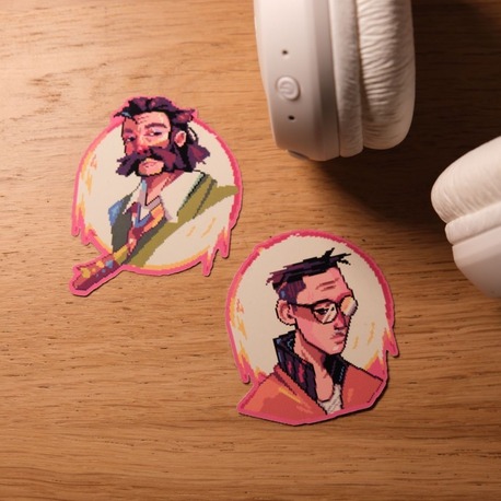 Disco Elysium 2'li Sticker