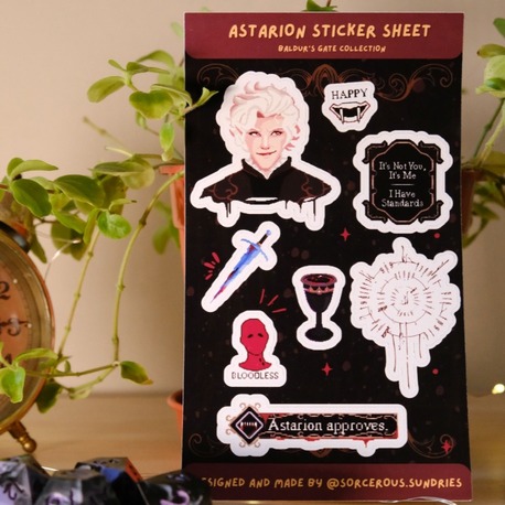 Astarion Sticker Sheet