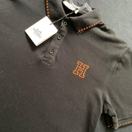 HERMES PREMİUM SİYAH POLO YAKA T-SHİRT