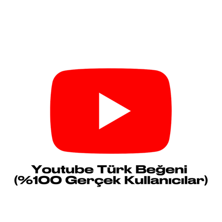 1000 Adet Youtube Türk Beğeni (%100 Gerçek Kullanıcılar)