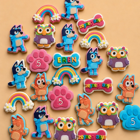 Bluey kurabiye seti (20 adet)
