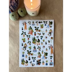 Renkli cozy stickerlar Grup 1