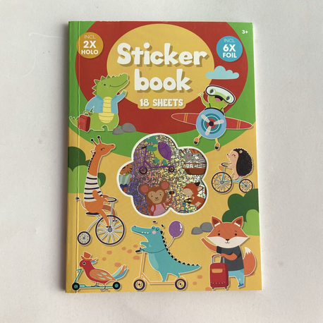 Hayvanlar temalı sticker kitabı 