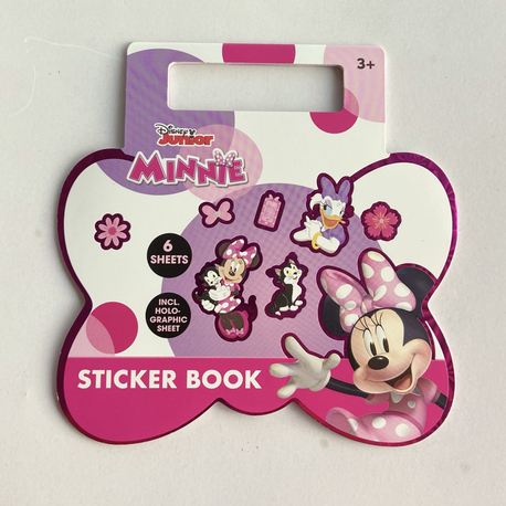 Minnie temalı sticker kitabı 