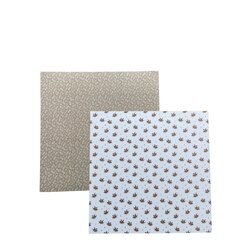 Scrapbook doğa temalı renkli kağıt 2li 