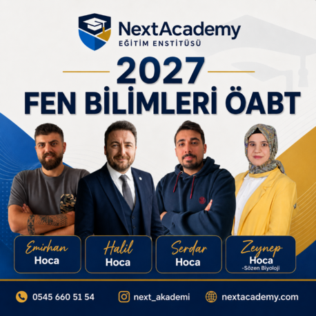 2027 FEN BİLİMLERİ ÖABT