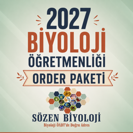 2027 Biyoloji ÖABT Order Paketi 