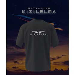 Kızılelma Baskılı Oversize T-shirt