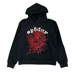 Sp5der Red White Hoodie