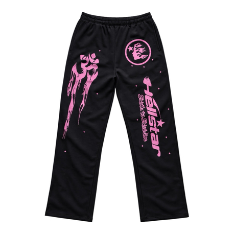 Hellstar Pink Flare Eşofman Altı