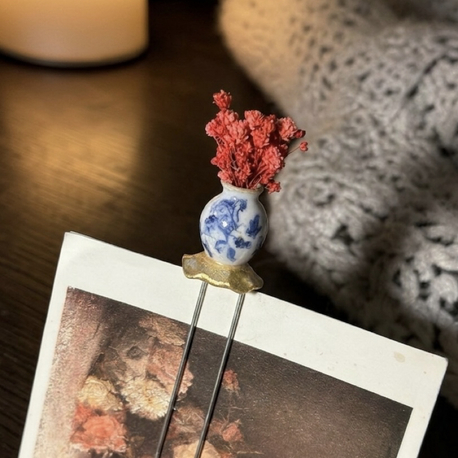 Reçine Vazo Kitap Ayracı 